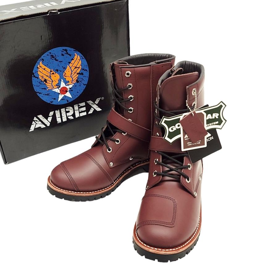 WC197 AVIREX アヴィレックス YAMATO ヤマト バイカー ブーツ CHERRY 