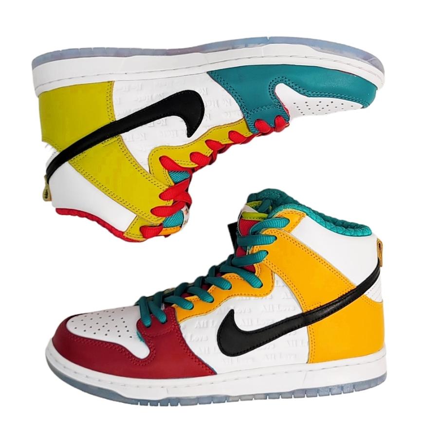 WC239 NIKE froSkate ナイキ フロスケート SB DUNK HIGH PRO All Love ダンク ハイ プロ オールラブ US9 27cm DH7778-100 未使用｜ecopark｜05