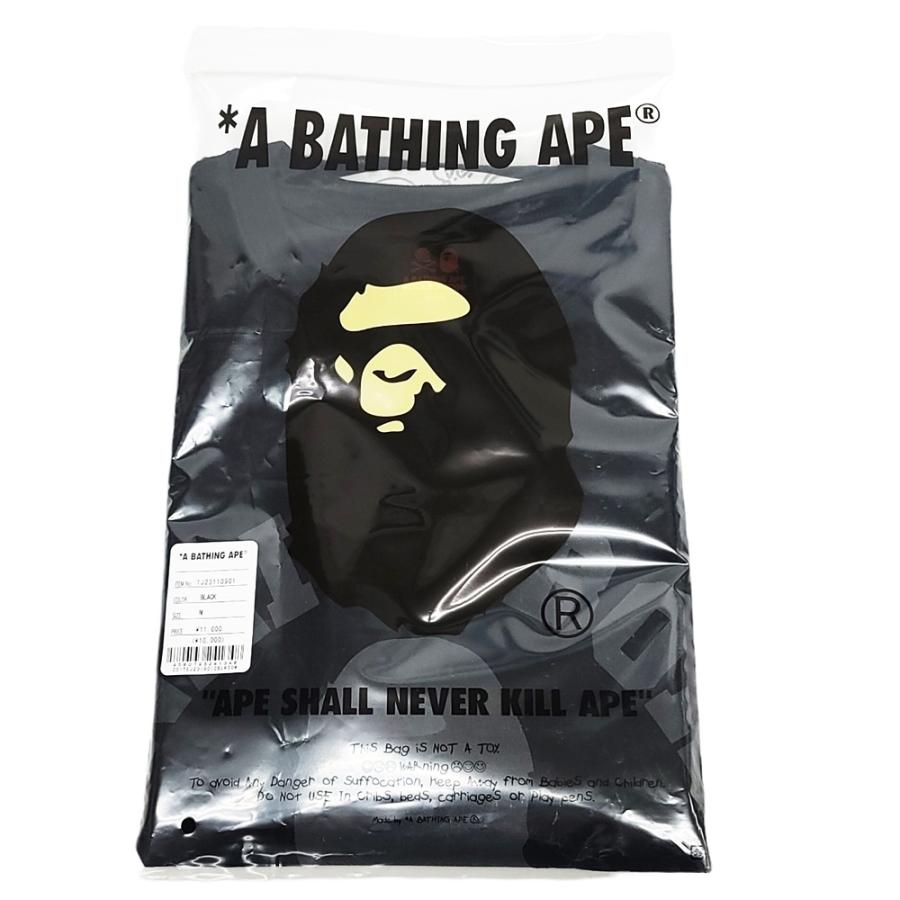 WC266 A BATHING APE NEIGHBORHOOD アベイシングエイプ ネイバーフッド コラボ 半袖 Tシャツ Mサイズ ブラック 1J23-110-901 未使用｜ecopark｜07