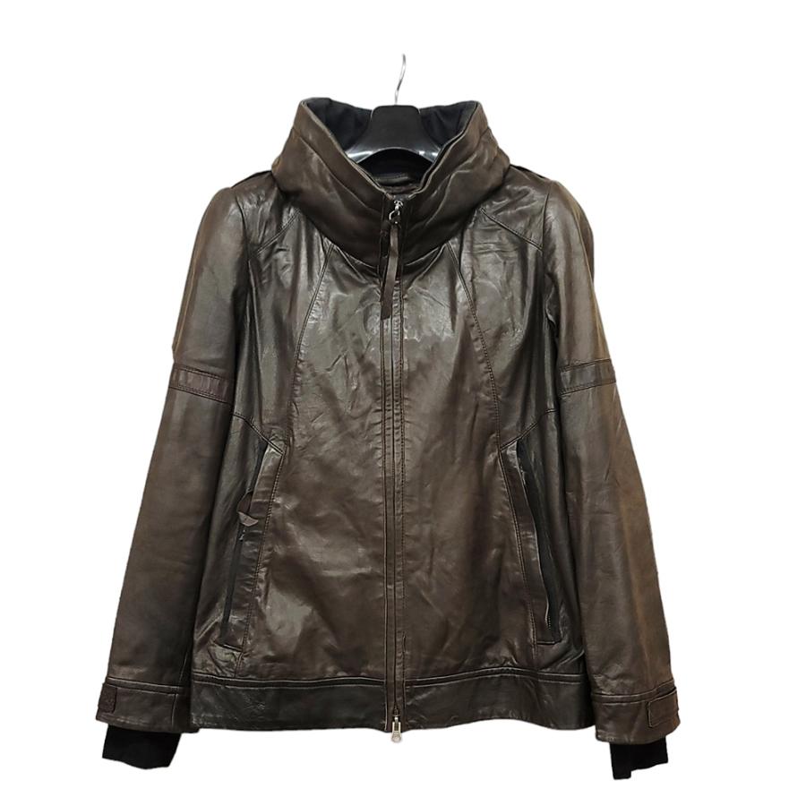 qualite WC287 カリテ レディース 羊革 スタンドカラー レザー 