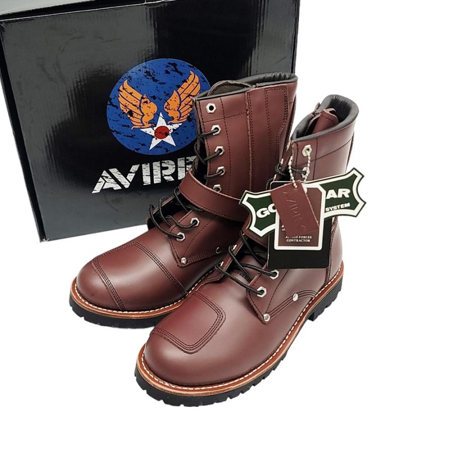 AVIREX （アビレックス）エンジニアブーツ チェリーブラウン