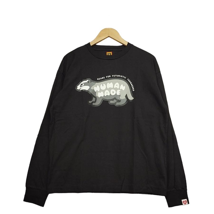 ヒューマンメイド human made ロンT 2XLサイズ ブラック GRAPHIC L/S T