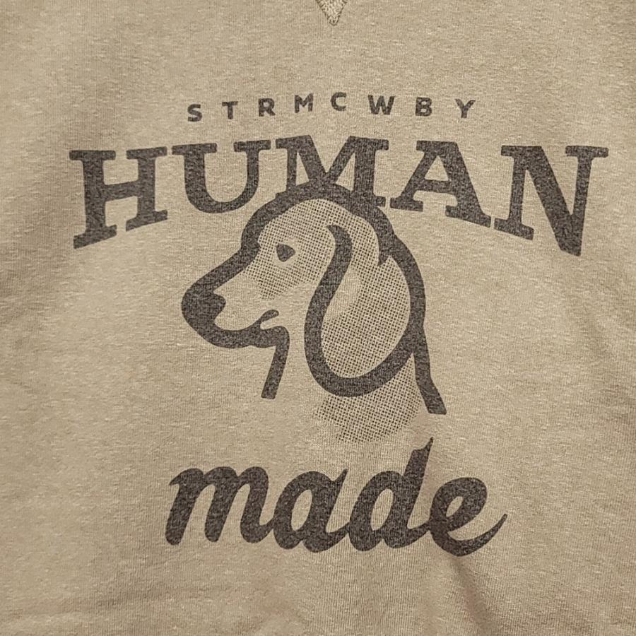 WC472 未使用 HUMAN MADE ヒューマンメイド Tsuriami Sweatshirt スウェットシャツ 長袖 ダックス アニマル Lサイズ グリーン HM26CS020｜ecopark｜02