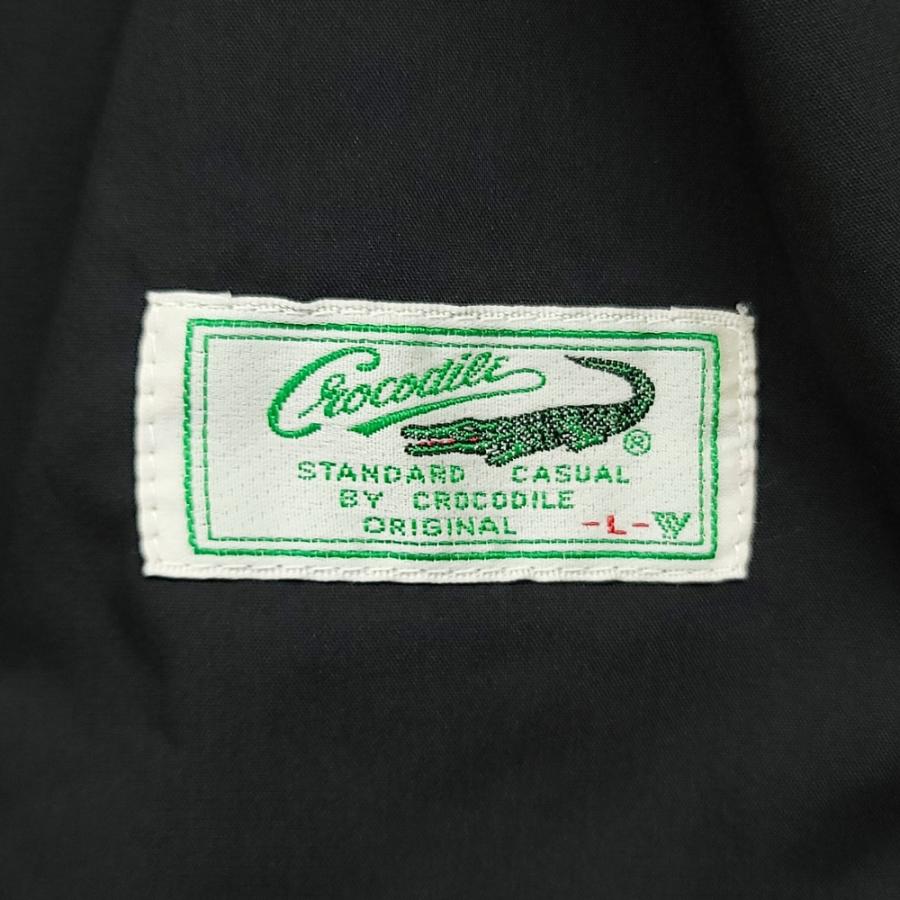 【極美品】Crocodile クロコダイル ジップアップ ベスト グレー L⚓ 新品タグ Crocodile ユーティリティー ドライ素材 ジップアップ