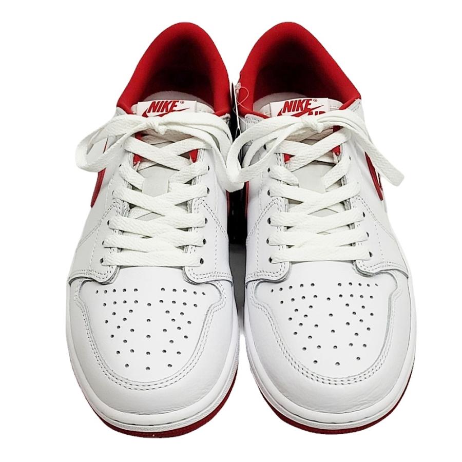 WC597 NIKE ナイキ AIR JORDAN 1 LOW OG エア ジョーダン1 ロー オリジナル 27cm US9 ホワイト CZ0790-161 スニーカー シューズ /49｜ecopark｜02