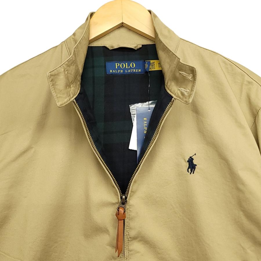 ポロラルフローレン　スイングトップ　ブルゾン　コットンツイル　ベージュ POLO Ralph Lauren ポロ ラルフローレン ジャケット サイズ:LL