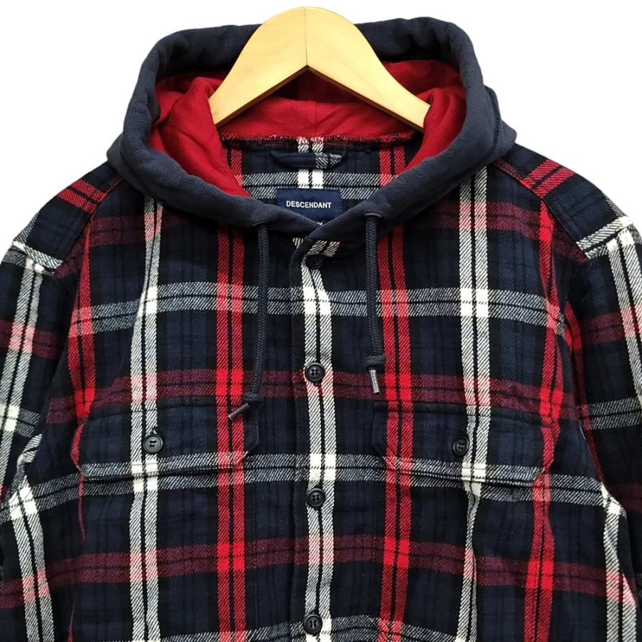 DESCENDANT WC639E4 ディセンダント STONER HOODED LS SHIRT フード  
