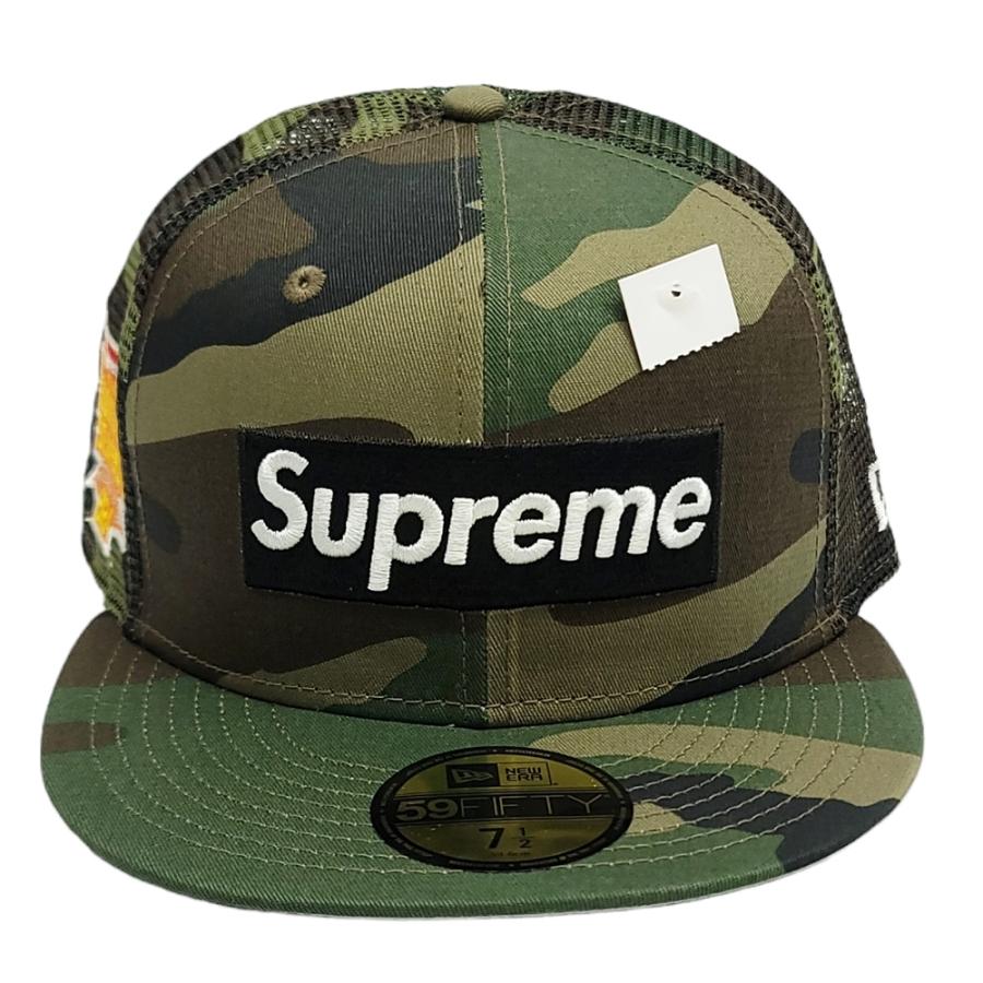 WC685A4 Supreme × NEW ERA シュプリーム 24SS 59FIFTY Box Logo Mesh Back ボックスロゴ メッシュバック キャップ 7 1/2 カモ 迷彩 /25｜ecopark｜02