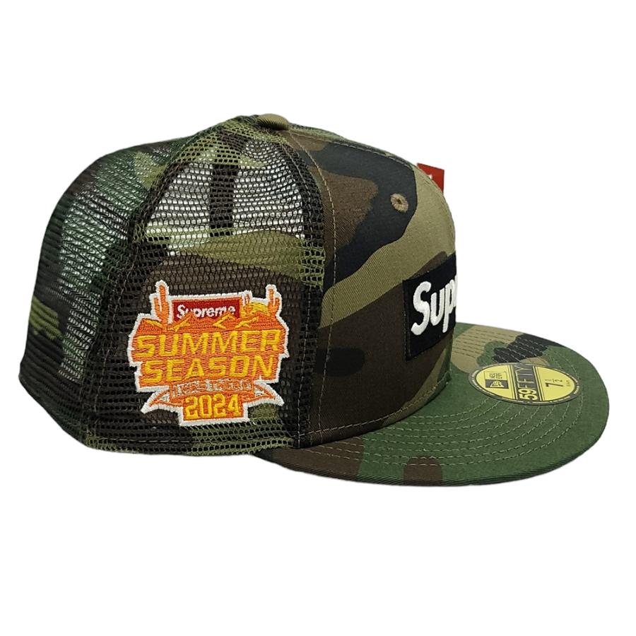 WC685A4 Supreme × NEW ERA シュプリーム 24SS 59FIFTY Box Logo Mesh Back ボックスロゴ メッシュバック キャップ 7 1/2 カモ 迷彩 /25｜ecopark｜03