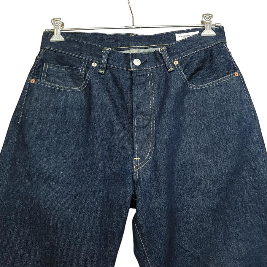 WC694E7 Ron Herman DENIM ロンハーマン WWII Raw Denim Wide Pants ワイド デニム パンツ W32 3620600015 ボタンフライ メンズ /26｜ecopark｜03