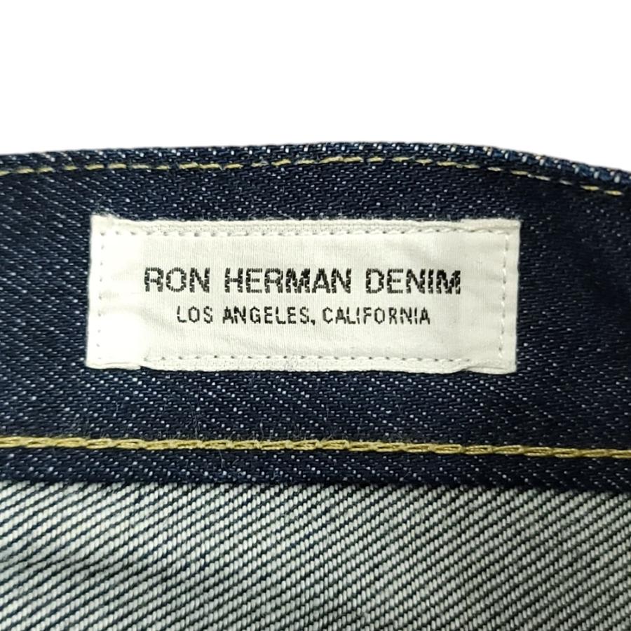 WC694E7 Ron Herman DENIM ロンハーマン WWII Raw Denim Wide Pants ワイド デニム パンツ W32 3620600015 ボタンフライ メンズ /26｜ecopark｜08