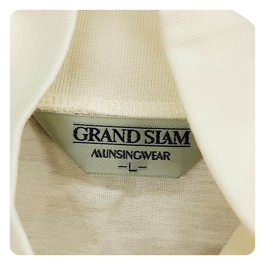 ゴルフメンズ長袖シャツ　クラッシック マンシングウェア グランドスラム　L ゴルフメンズ長袖シャツ クラッシック マンシングウェア グランドスラム L