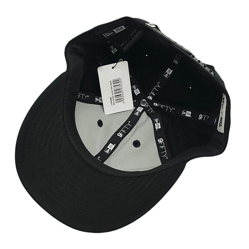 NEWERA×RON HERMAN★スナップバックキャップ★Rブラックホワイト RHC Ron Herman WC980A5 NEW ERA for Crown Cap ニューエラ