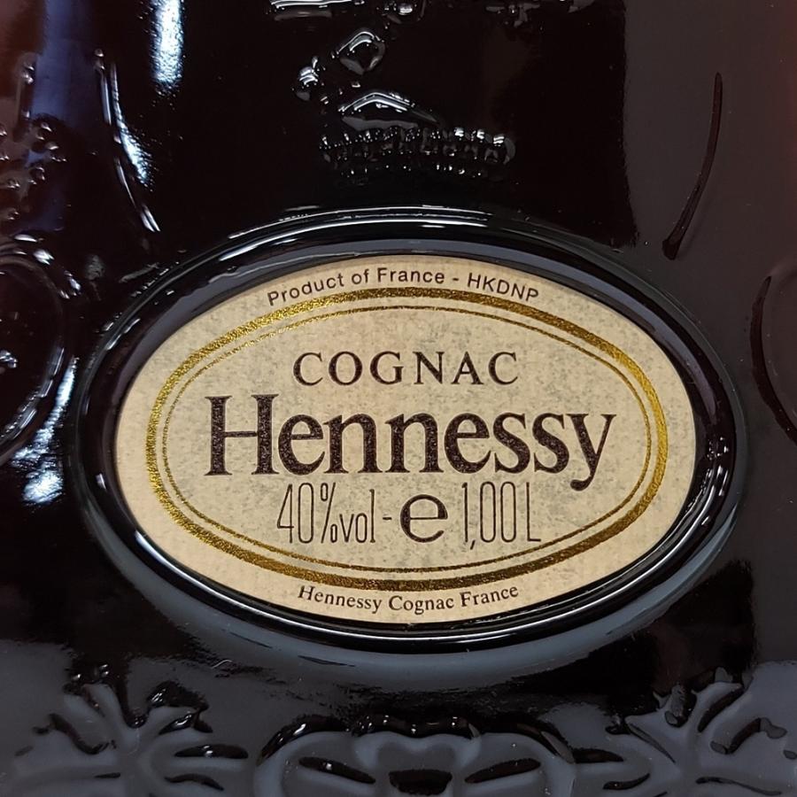 ZE624 古酒 Hennessy ヘネシー XO 金キャップ グリーンボトル 1000ml