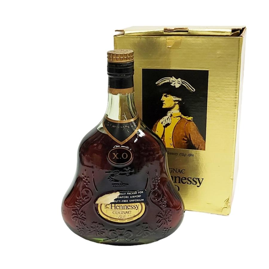 Hennessy X.C. & XO 金キャップ Hennessy ヘネシー XO 金キャップ クリアボトル 旧ラベル