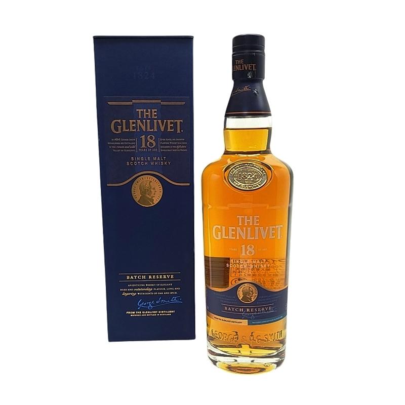 ZE845 古酒 THE GLENLIVET ザ・グレンリベット 18年 700ml 40  
