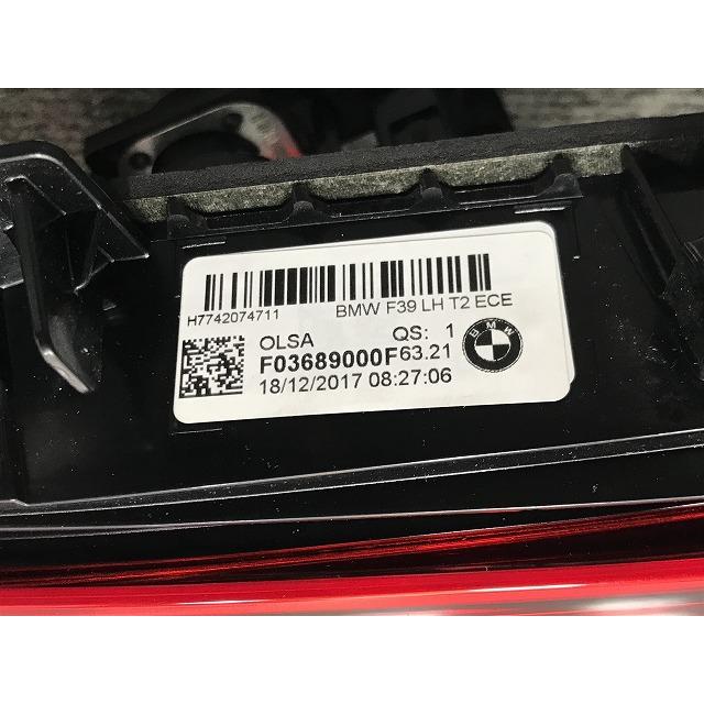 新品!X2 シリーズ F39 純正 左 テールランプ/ライト/レンズ