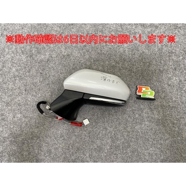 ジャンク!カムリ 70系/AXVH70/AXVH75 左 ドアミラー 9線 ウインカー付