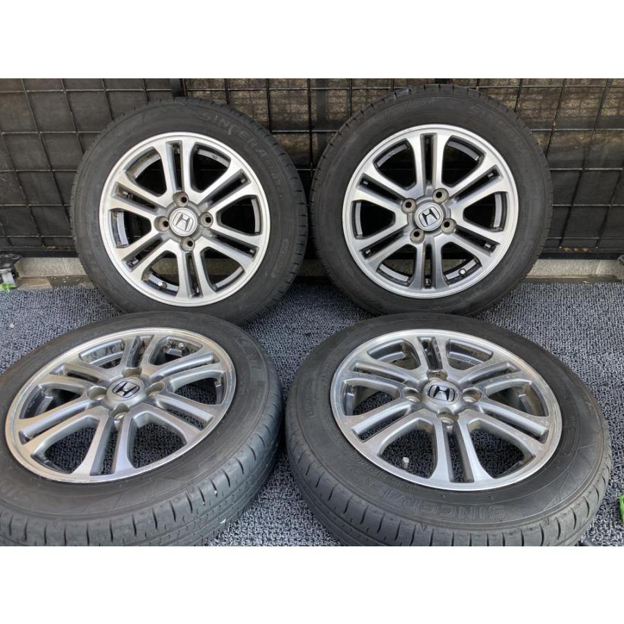 N-BOX 純正ホイール ヨコハマ155/65R14 4本セット ホイール・タイヤ・14インチ中古N-BOX純正アルミ4本set国産
