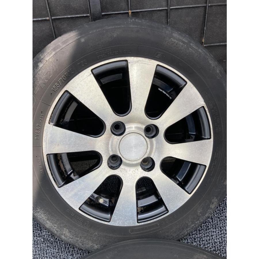 JP STYLE アルミホイール 155/70R13 リム径13(F/R) リム幅4.5J(F/R