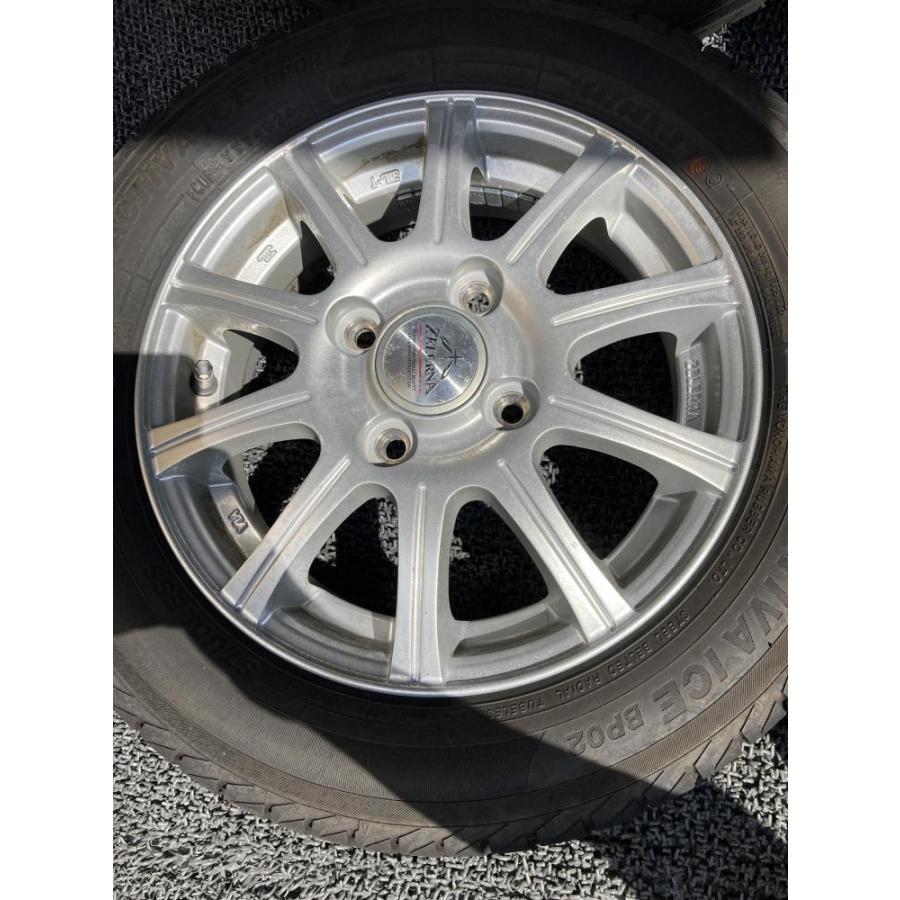 ZELERNA アルミホイール 155/65R13 リム径13(F/R) リム幅4.00B(F/R 