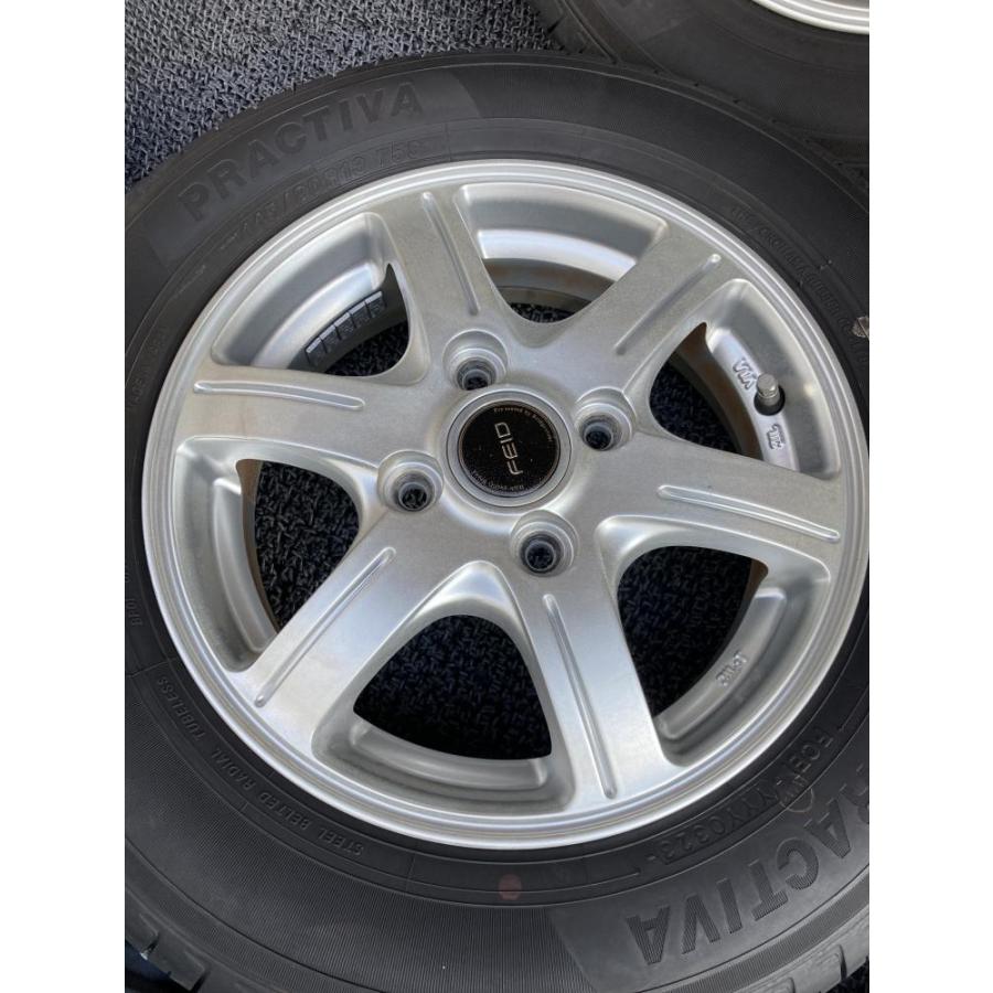 FEID アルミホイール 145/80R13 リム径13(F/R) リム幅4.00B(F/R