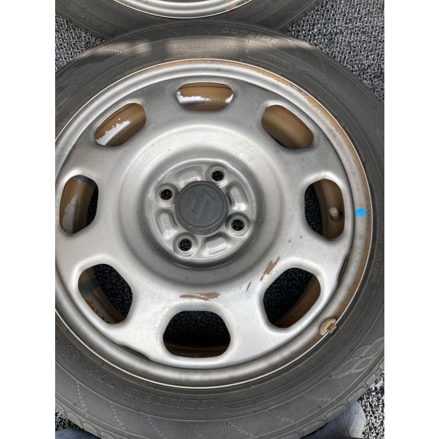 ハスラー純正ホイール　タイヤバリ溝165/50R15 ハスラー純正ホイールタイヤバリ溝165/50R15
