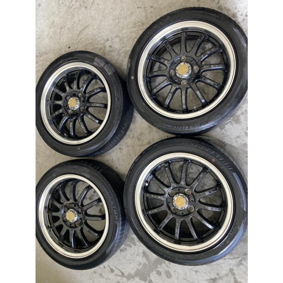 ミ*チ様 15インチ4h 100 5j インセット45 165/55r15 carparts-choice_ch110-1655515-set