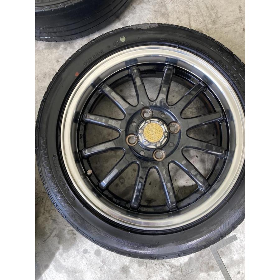 メーカー不明アルミホイール 165/55R15 リム径15(F/R) リム幅5J(F/R 