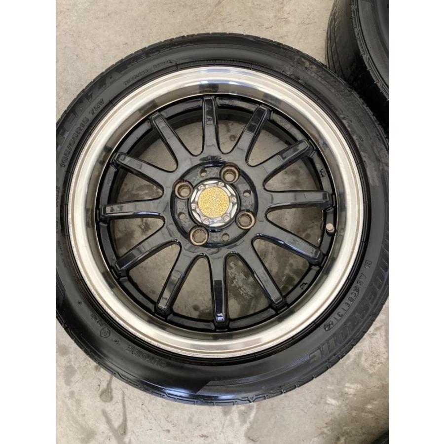メーカー不明アルミホイール 165/55R15 リム径15(F/R) リム幅5J(F/R 