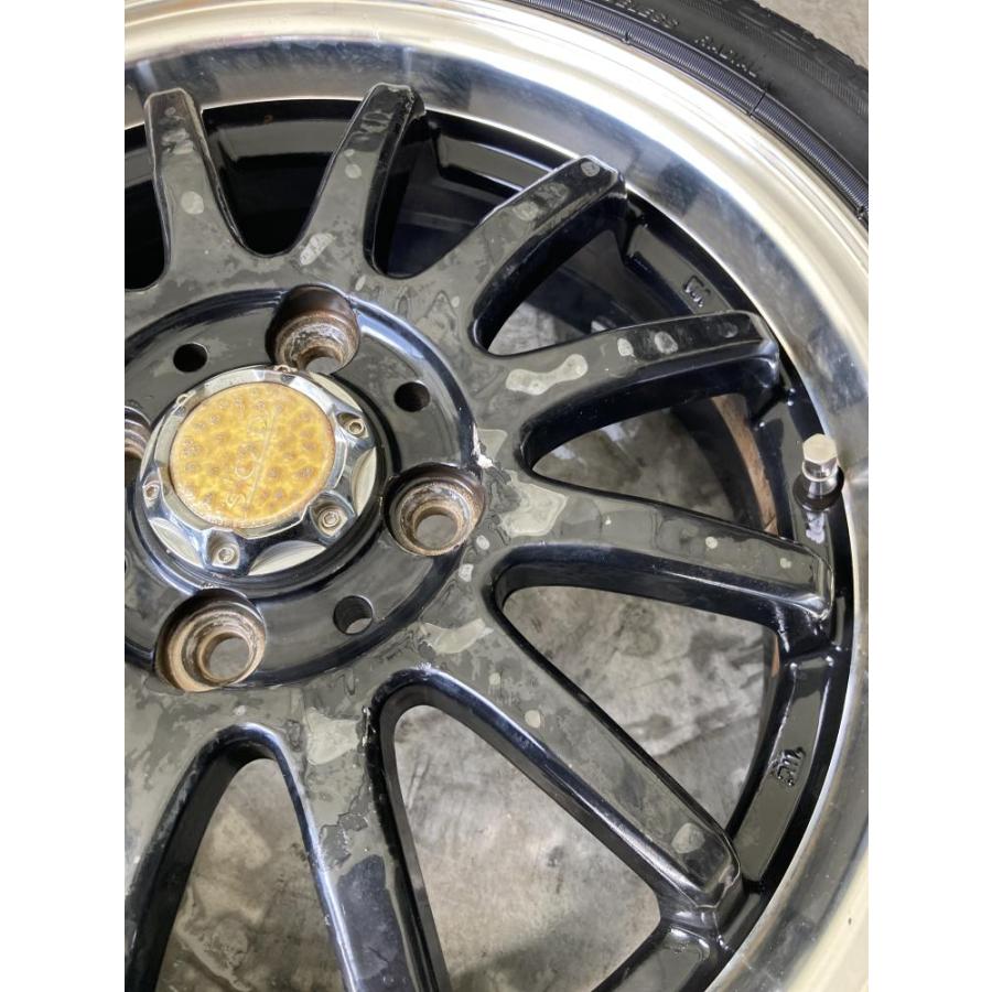 メーカー不明アルミホイール 165/55R15 リム径15(F/R) リム幅5J(F/R