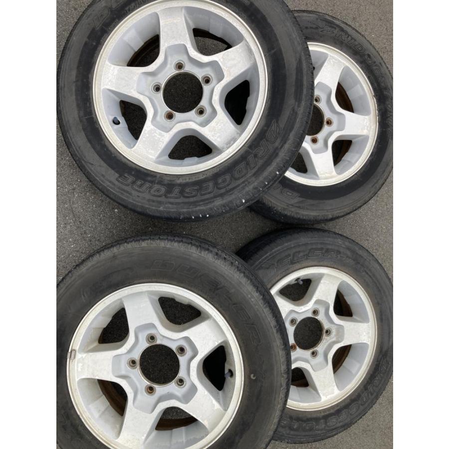 16inc ENKEI製 SUZUKI 純正ホイール PCD139.7-5H 175/80R16 バリ溝スタッドレスタイヤ付… 16inc ENKEI製 SUZUKI 純正ホイール PCD139.7-5H 175/80R16 バリ溝