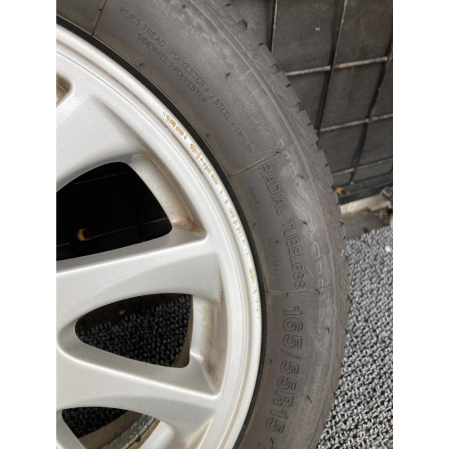 ダイハツ純正 165/55R15 リム径15(F/R) リム幅4.5J(F/R) オフセット45