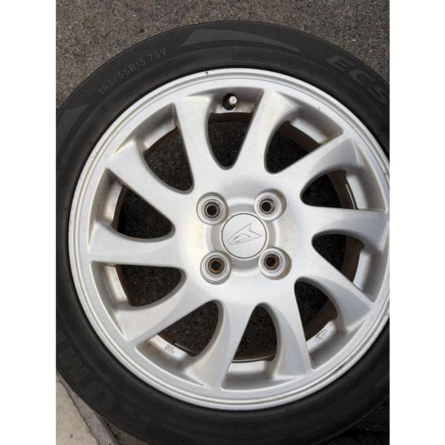 ダイハツ純正アルミ15インチ ダイハツ（DAIHATSU） ☆15インチ 純正 中古 アルミホイール 4本 4穴