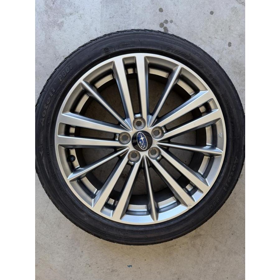 スバル純正リム径215/45ZR17(F/R) リム幅7J(F/R) オフセット48(F/R 