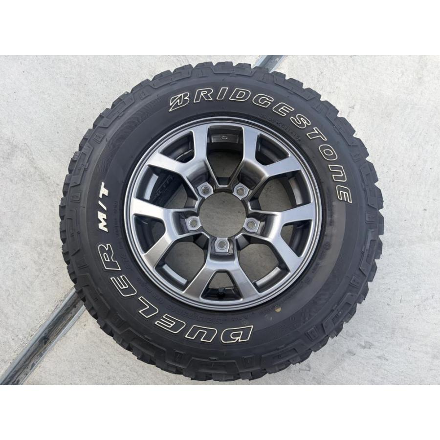 JB74W ジムニーシエラ 純正 デューラーMTリム径15(F/R) リム幅5.5J(F/R 