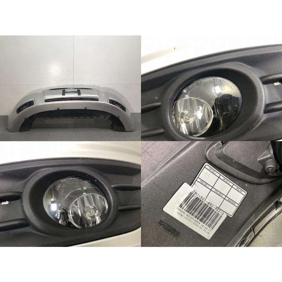 V50 MB系 2007-2012 純正 後期 フロントバンパー フォグ グリル付