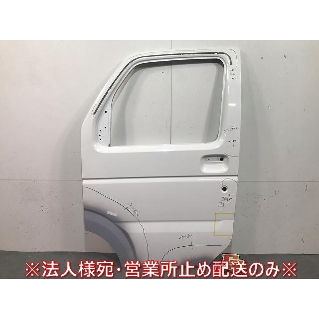 キャリートラック DA63T 純正 左フロントドア スペリアホワイト カラー