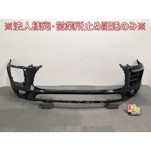 マカン/95B 純正 フロントバンパー 左側バンパーエアガイド付き 95B