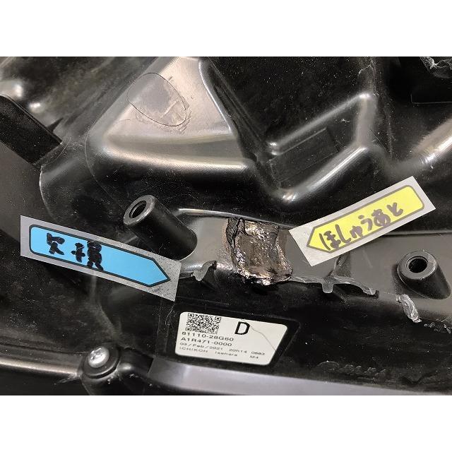 80ヴォクシー後期★純正右側LEDヘッドライト★ステー割れあり格安 ecoparts44444_118891