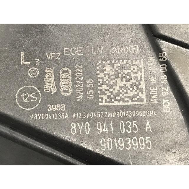 A3 8Y 系/2021- 純正 左 ヘッドライト/ランプ LED VALEO 8Y0 941 035 A