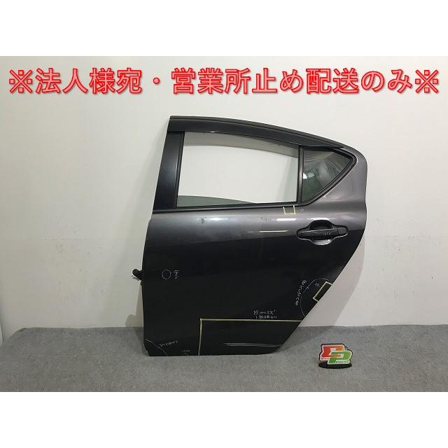 アクア/AQUA NHP10 純正 左 リア ドア ガラス/内張り/バイザー付  