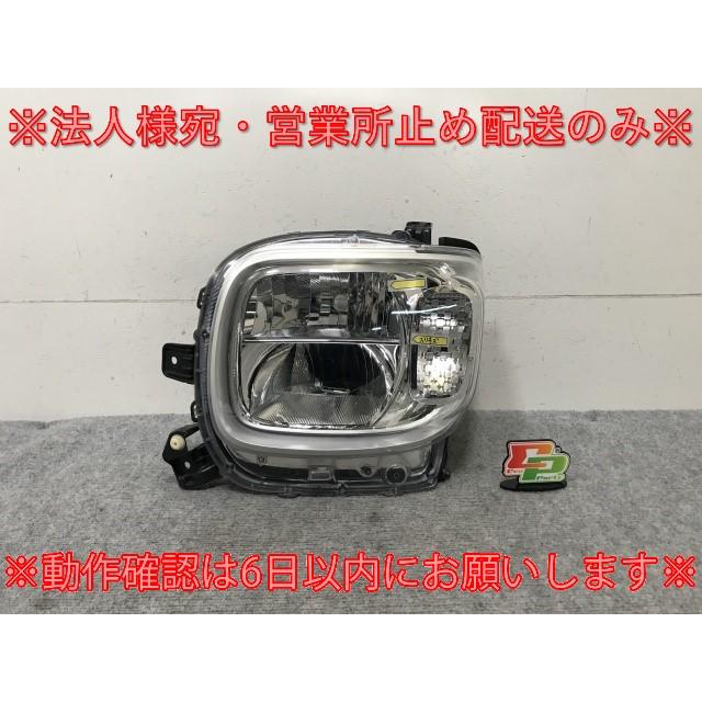 8-9ステー傷　スペーシア　MK53S　MM53S 左　ヘッドランプ ジャンク!スペーシア/フレアワゴン MK53S/MM53S 純正 左 ヘッドライト