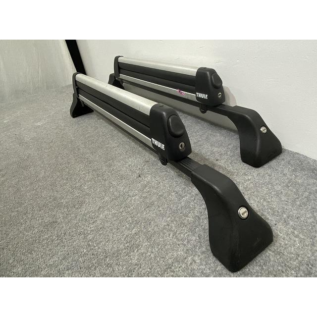THULE ルーフ キャリア ラック 幅約120cm シルバー ソリッド 国産 
