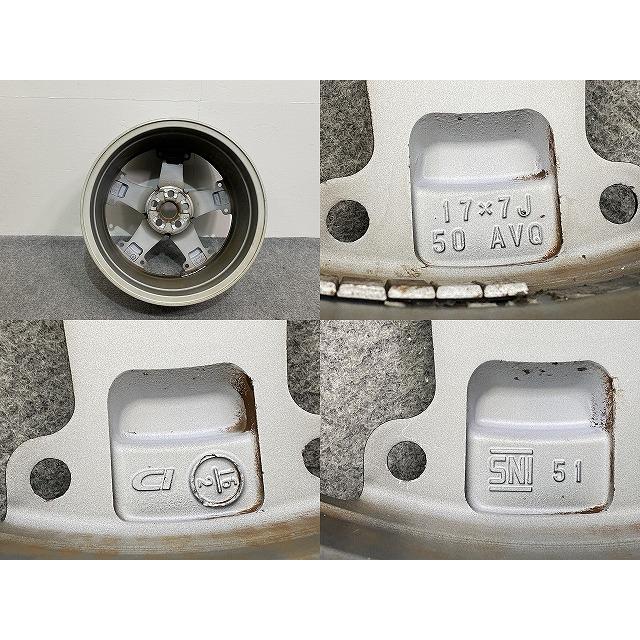 プリウス 50系/ZVW50/ZVW51/ZVW55 純正 ホイール 1本のみ 17x7/ET50/5