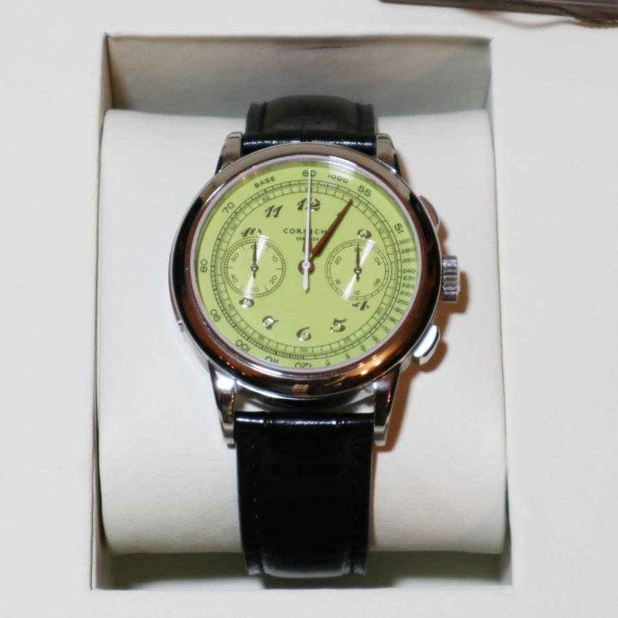 新品同様【世界300本限定】ピスタチオグリーン Corniche Watches / コーニッシュ ヘリテージクロノグラフ デマンドスペシアーレ3 : corniche-watches : eco pc land Yahoo!店 - 通販 - Yahoo!ショッピング 新品同様【世界300本限定】ピスタチオグリーン Corniche Watches / コーニッシュ ヘリテージクロノグラフ デマンドスペシアーレ3 : corniche-watches : eco pc land Yahoo!店 - 通販 - Yahoo!ショッピング