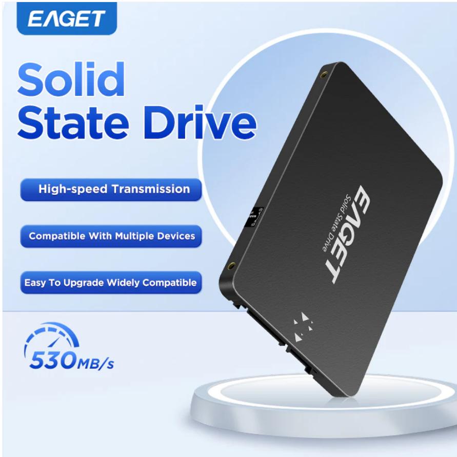 未開封未使用品 EAGET 120GB 2.5インチ SATA3 SSD ブラック 弊社在庫品