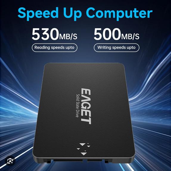 未開封未使用品 EAGET 120GB 2.5インチ SATA3 SSD ブラック 弊社在庫品