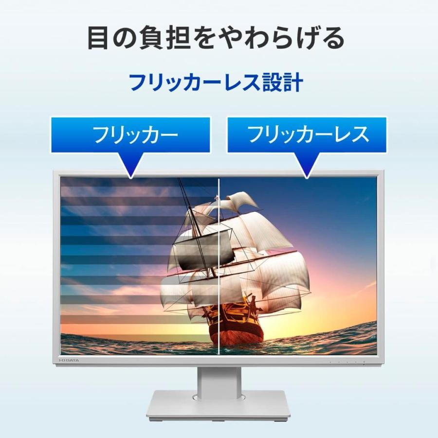 アウトレット IODATA LCD-DF241EDW-F ホワイト 23.8型モニター