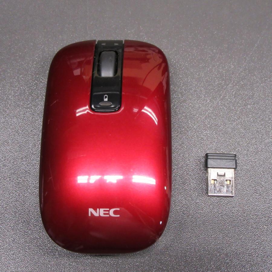 NEC VALUESTAR LAVIE 純正ワイヤレスマウス MG-1132レッド